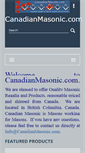 Mobile Screenshot of canadianmasonic.com